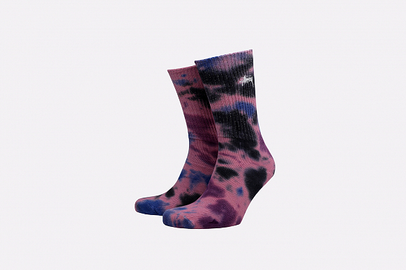 Мужские носки Stussy Tie Dye Socks (138661-rose)