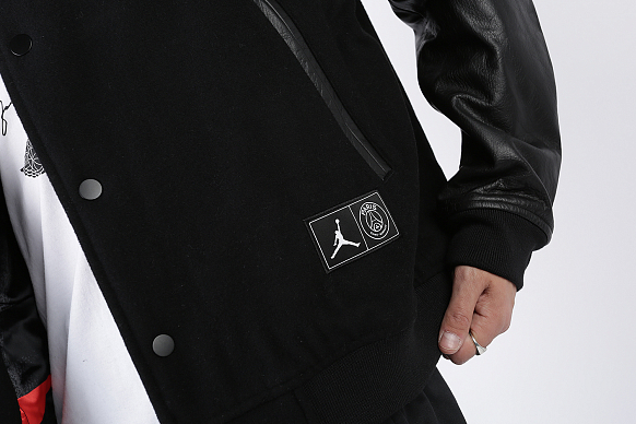 Мужская куртка Jordan PSG Varsity Jacket (BQ8363-010) - фото 5 картинки