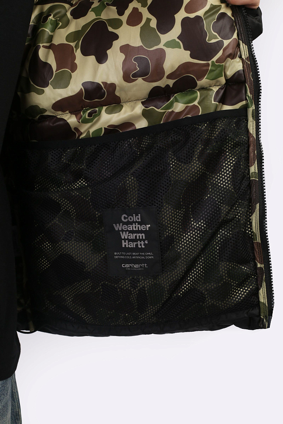 Мужская куртка Carhartt WIP Toronto Jacket (I033920-black/green) - фото 8 картинки