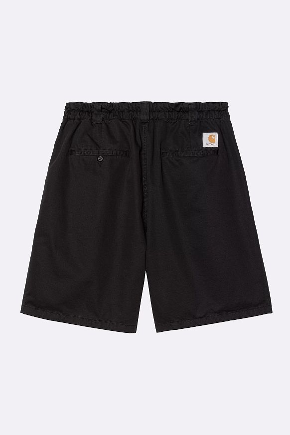Мужские шорты Carhartt WIP Marv Short (I034813-black st wash) - фото 2 картинки