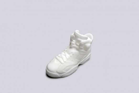 Свеча What The Shape Jordan 6 (J6-white) - фото 3 картинки