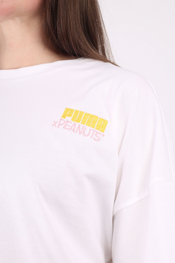 Женская футболка PUMA x Peanuts Tee (53115802) - фото 2 картинки