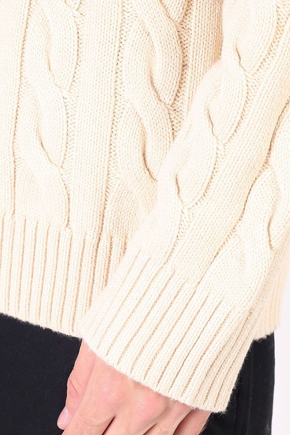 Мужской свитер Butter Goods Cable Knit Sweater (Cable Knit Sweater Bone) - фото 4 картинки