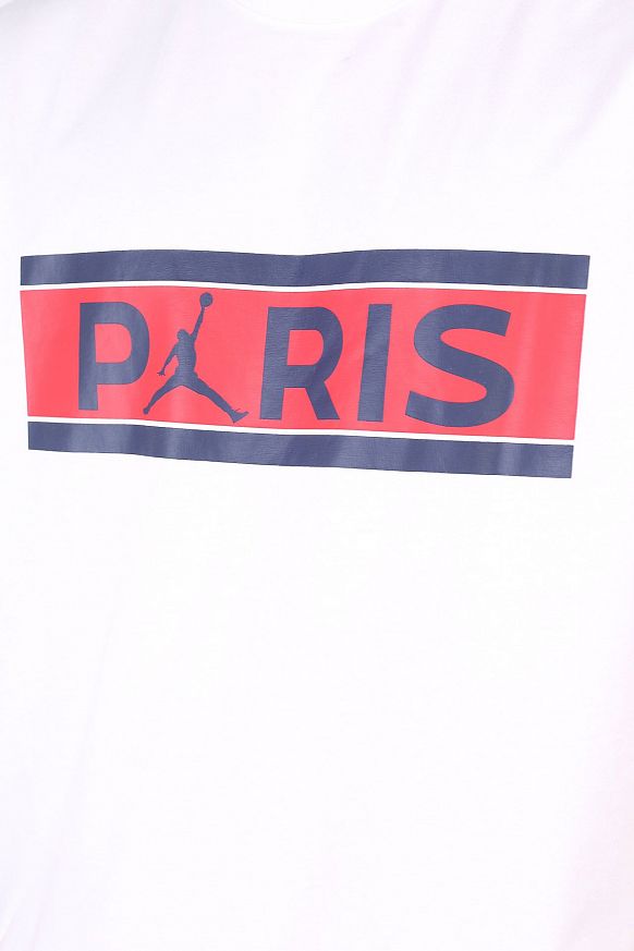 Мужская футболка Jordan Paris Saint-Germain T-Shirt (DB6510-100) - фото 2 картинки