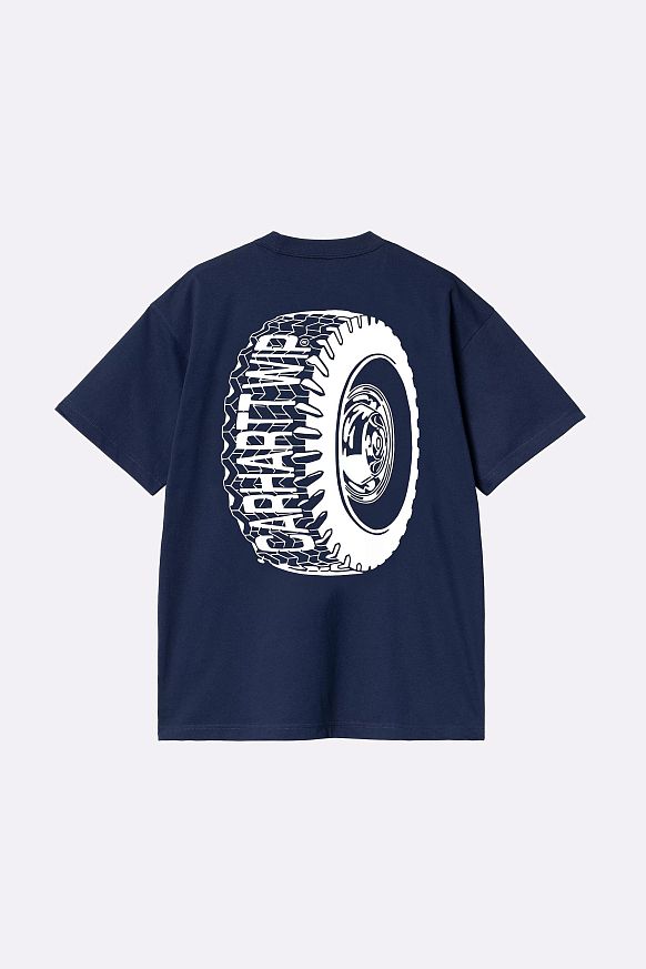 Мужская футболка Carhartt WIP S/S Tire T-Shirt (I034666-ink) - фото 2 картинки