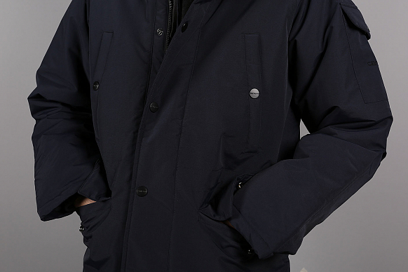 Мужская куртка Carhartt WIP Anchorage Parka (I000728-navy/black) - фото 2 картинки