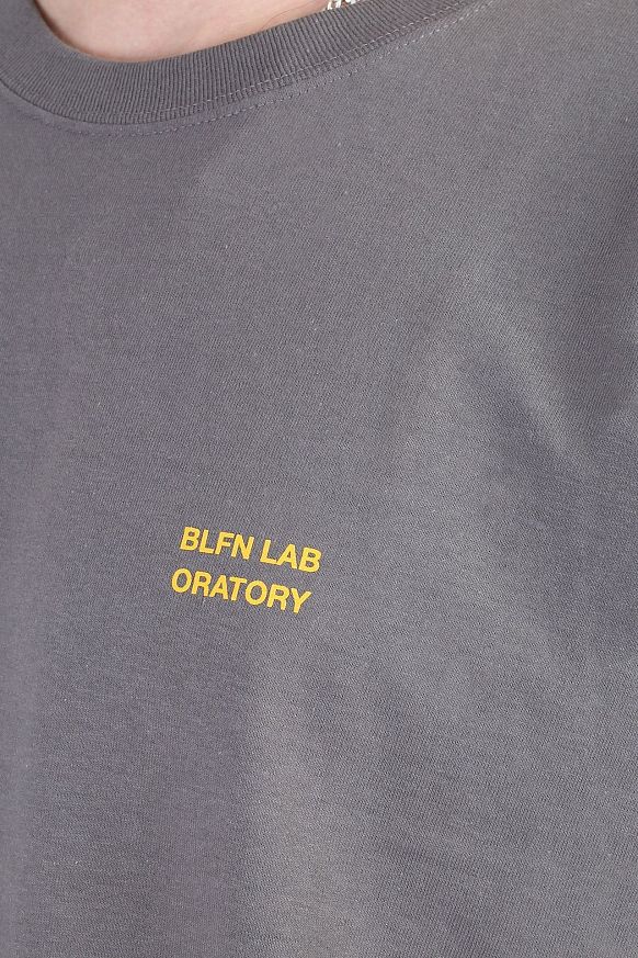 Мужская футболка BLFN LAB Yolo Tee (YOLO-grey) - фото 3 картинки