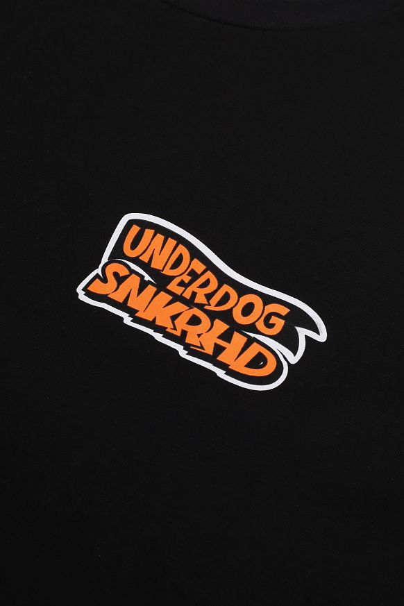 Мужская футболка Sneakerhead x UNDERDOG T-Shirt (UDxSNEAKER T-shirt/Black) - фото 3 картинки