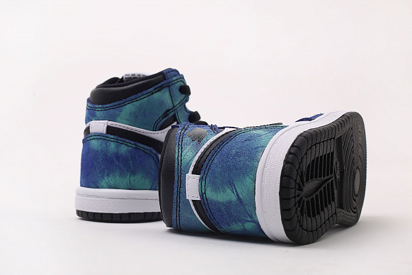 Детские кроссовки Jordan 1 High OG (TD) (CU0450-100) - фото 2 картинки