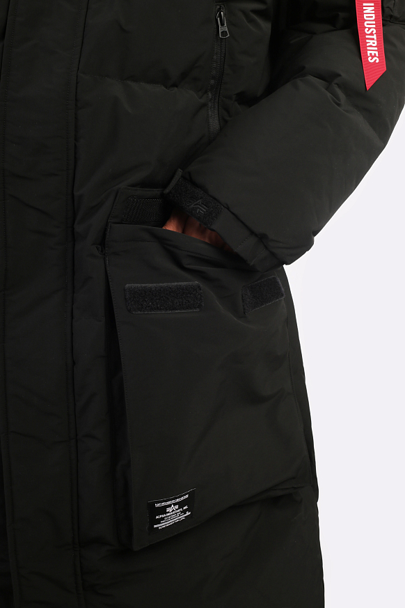 Мужская куртка Alpha Industries Long Puffer Parka (MJL53500C1-black) - фото 6 картинки