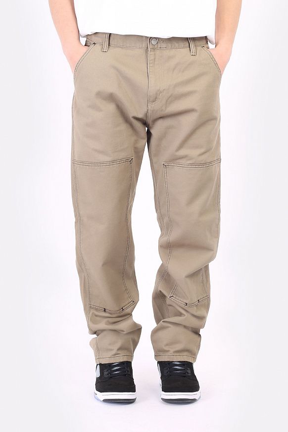 Мужские брюки Carhartt WIP Double Front Pants (I029770-tanami) - фото 3 картинки