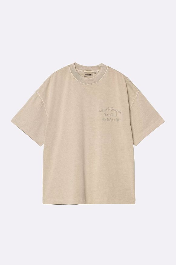 Мужская футболка Carhartt WIP S/S Bait Shack T-Shirt (I034660-wall garm dyed)