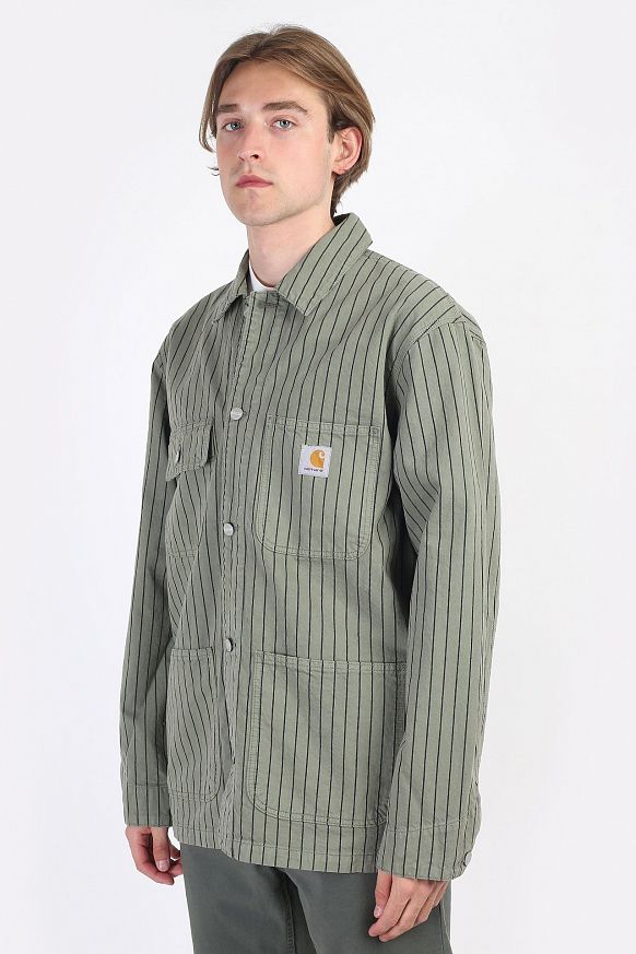 Мужская куртка Carhartt WIP Trade Michigan Coat (I029105-green/black) - фото 3 картинки