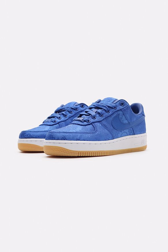 Кроссовки Nike x CLOT Air Force 1 PRM (CJ5290-400) - фото 3 картинки