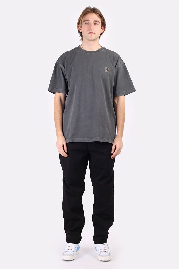 Мужская футболка Carhartt WIP S/S Nelson T-Shirt (I029949-black) - фото 6 картинки