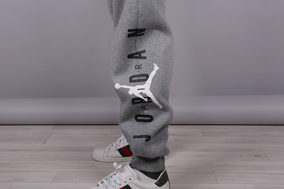 Мужские брюки Jordan Jumpman Air Fleece (AA1454-091) - фото 4 картинки