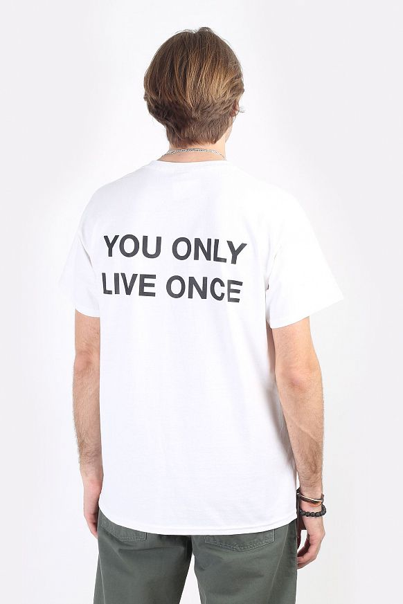 Мужская футболка BLFN LAB Yolo Tee (YOLO-white) - фото 4 картинки