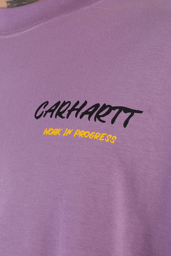 Мужская футболка Carhartt WIP S/S Built From Scratch T-Shirt (I031725-violanda) - фото 3 картинки