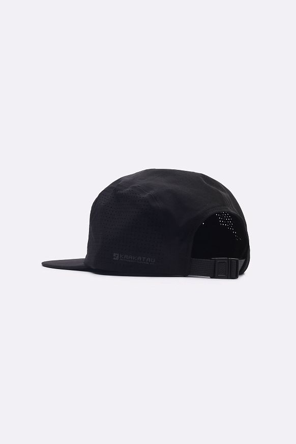 Кепка KRAKATAU 5 Panel Cap (Pu80-1-черный) - фото 2 картинки