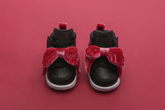 Детские кроссовки Jordan 1 Mid Bow TD (CK5679-006) - фото 3 картинки