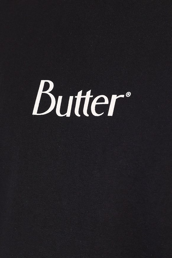 Мужская футболка Butter Goods Classic Logo Tee (CLASSIC TEE-black) - фото 2 картинки