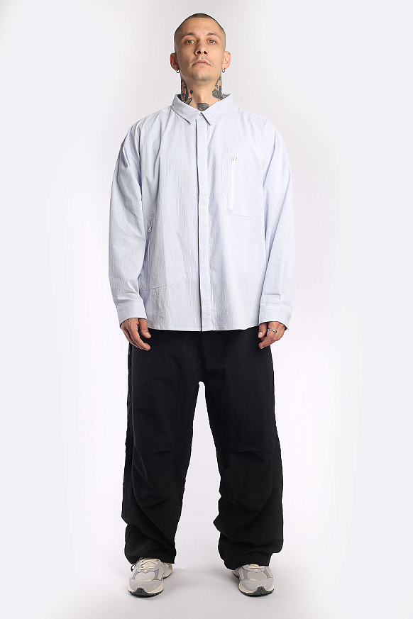 Мужская рубашка DeMarcoLab Atom C/M/X Shirt (DM23EX01-J01-blue) - фото 9 картинки