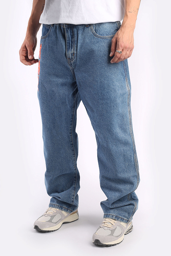Мужские джинсы Butter Goods Butterfly Denim Jeans (Butterfly Denim-indigo) - фото 4 картинки