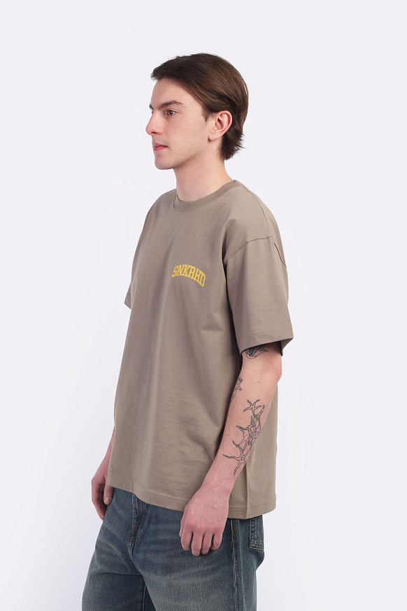Мужская футболка Sneakerhead Small Logo Tee (Snkrhd-haki-small-logo) - фото 3 картинки