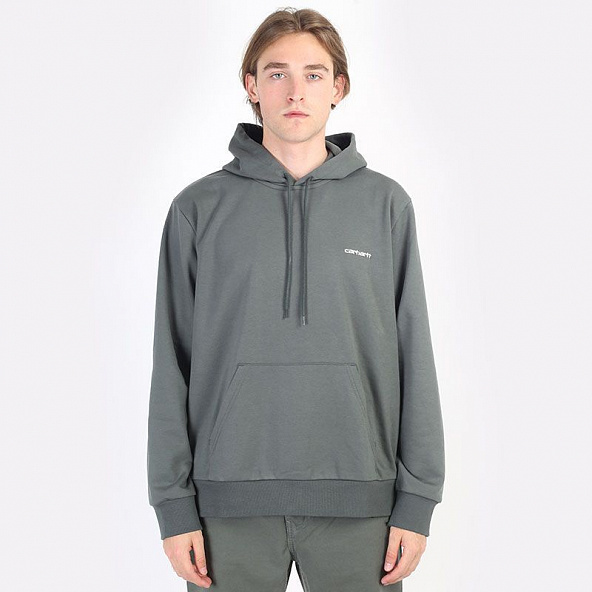 Толстовка Carhartt WIP Hooded Script Embroidery Sweat