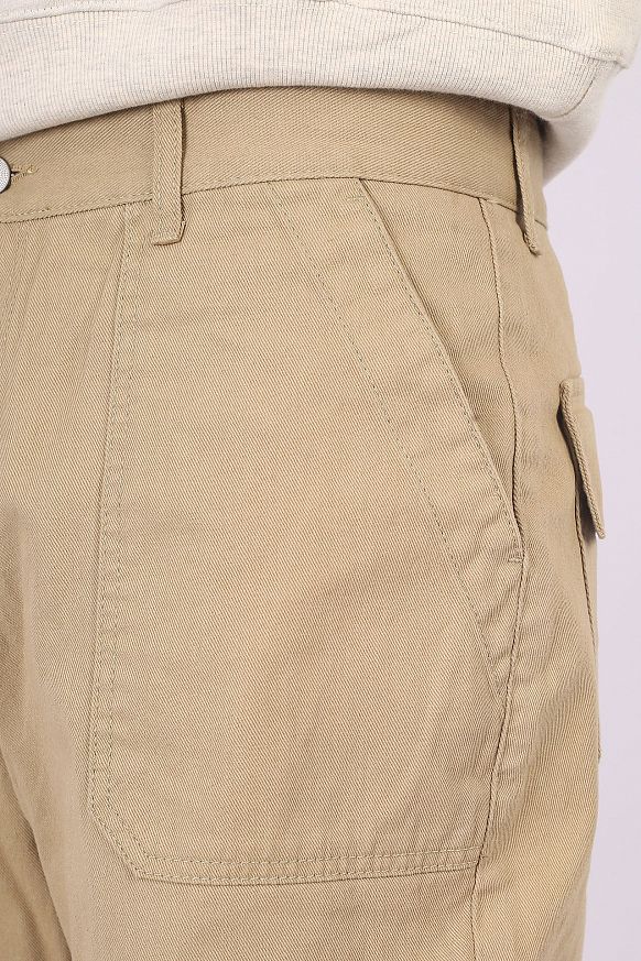Мужские брюки Uniform Bridge Cotton Fatigue Pants Wide Fit (Pants-beige) - фото 3 картинки