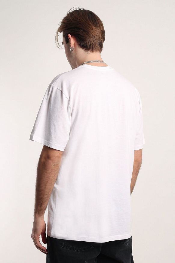 Мужская футболка Carhartt WIP Standard Crew Neck T-shirt (2 Pack) (I029370-white/white) - фото 5 картинки