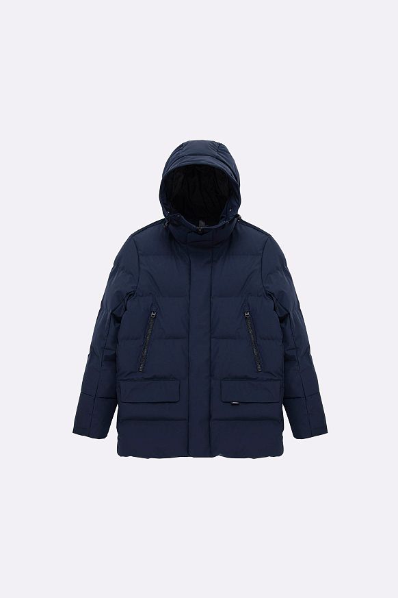 Мужская куртка KRAKATAU CASSINI Quilted Parka (Qm571-61-cassini-тем-син)