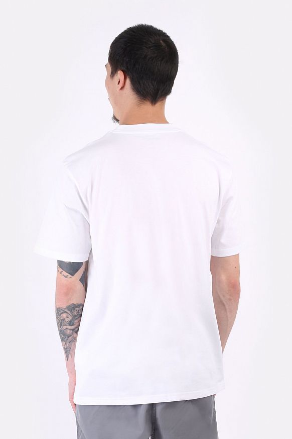 Мужская футболка Carhartt WIP S/S Great Outdoors T-Shirt (I029609-white) - фото 4 картинки