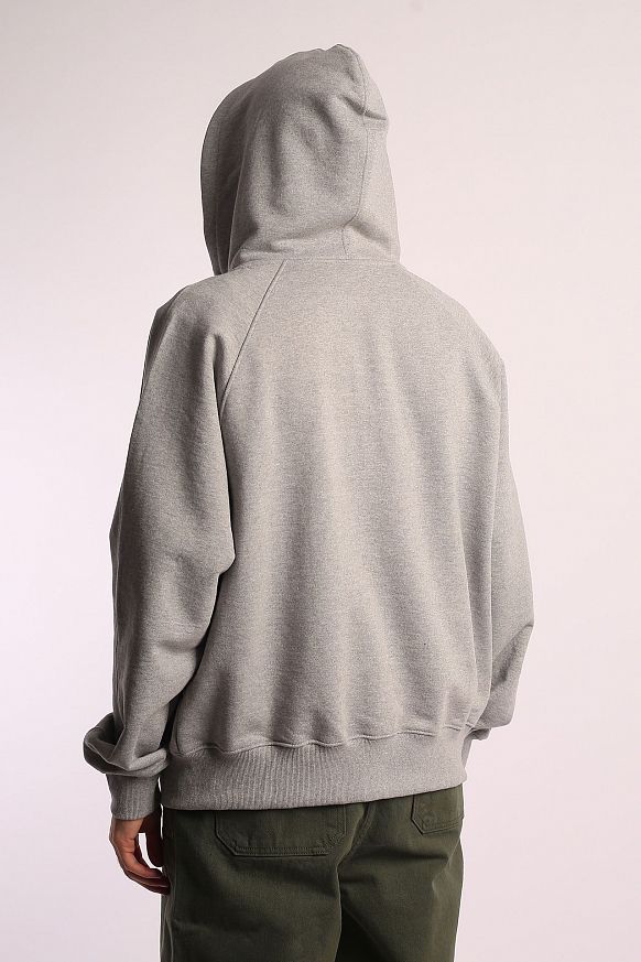 Мужская толстовка FrizmWORKS Originals Garments Hood Parka (FZWOGOT002-gray) - фото 5 картинки