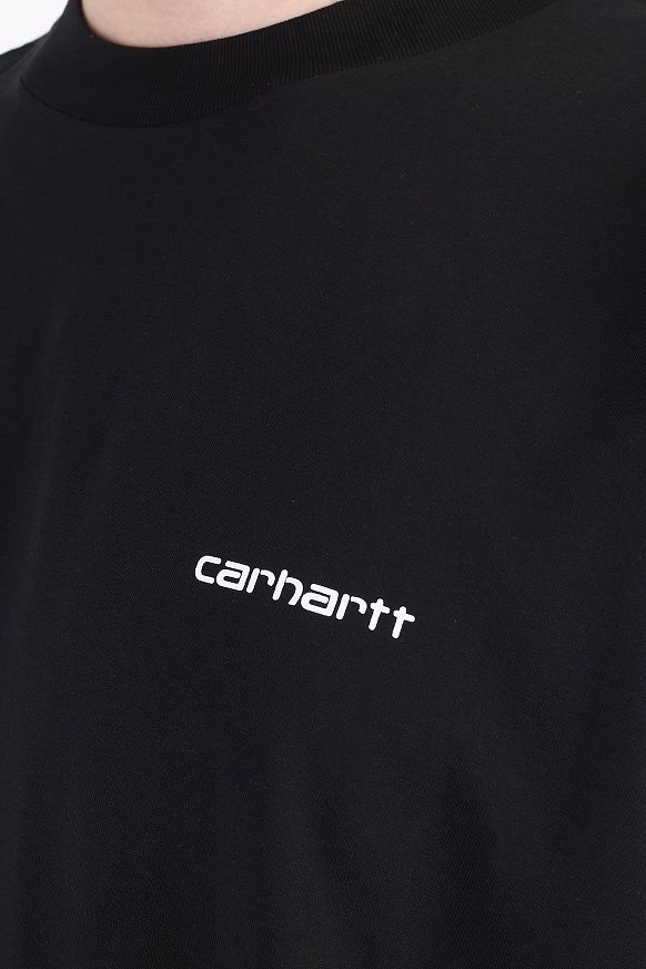 Мужская футболка Carhartt WIP S/S Nils T-Shirt (I030111-black/white) - фото 2 картинки