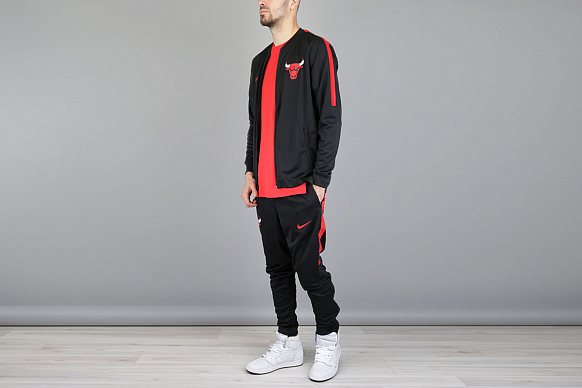 Мужской спортивный костюм Nike Сhi Dry NBA Track Suit (923080-010) - фото 2 картинки