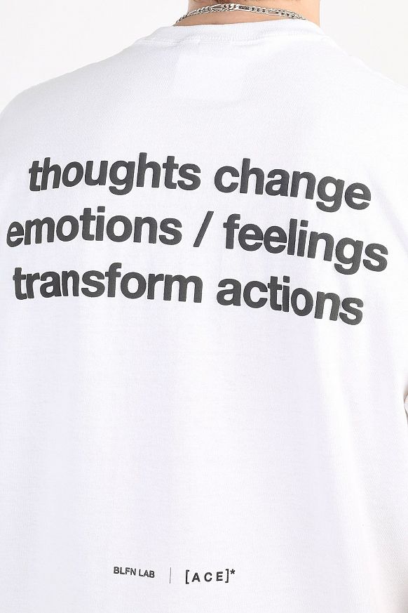 Мужская футболка BLFN LAB Emotion Tee (EMOTION-wht/blk) - фото 5 картинки