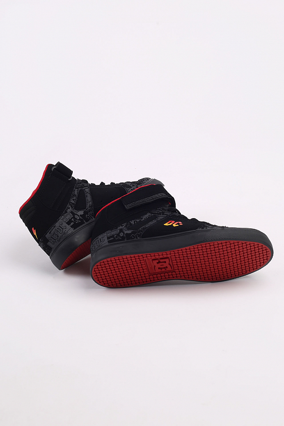 Детские кроссовки DC SHOES Pure high-Top AC/DC (ADBS300364-GDB-GDB) - фото 4 картинки