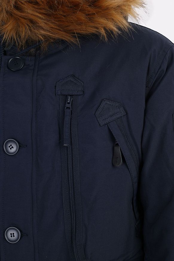 Мужская куртка Alpha Industries N-3B ALPINE Parka (MJN49503C1-blue) - фото 2 картинки