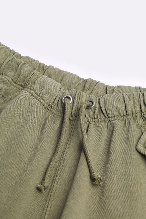 Мужские шорты Alpha Industries Terry Dyed Short (MBT55000C1-olive) - фото 3 картинки