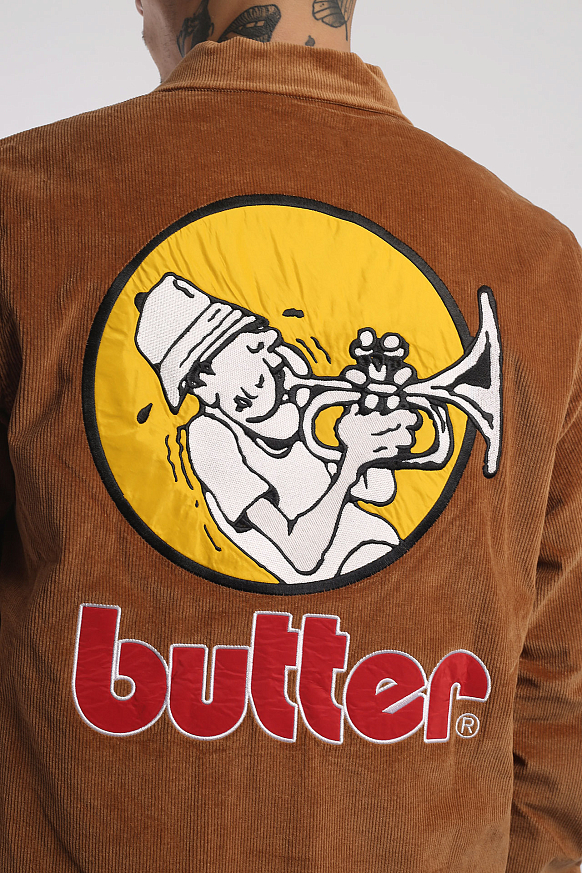 Мужская куртка Butter Goods Brass Corduroy Jacket (Brass Corduroy-rust) - фото 7 картинки