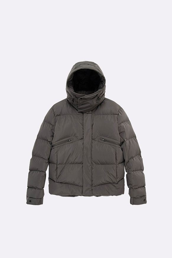 Мужская куртка KRAKATAU AITKEN Waterproof Short Puffer Jacket (Qm560-861-aitken-сер-зел)
