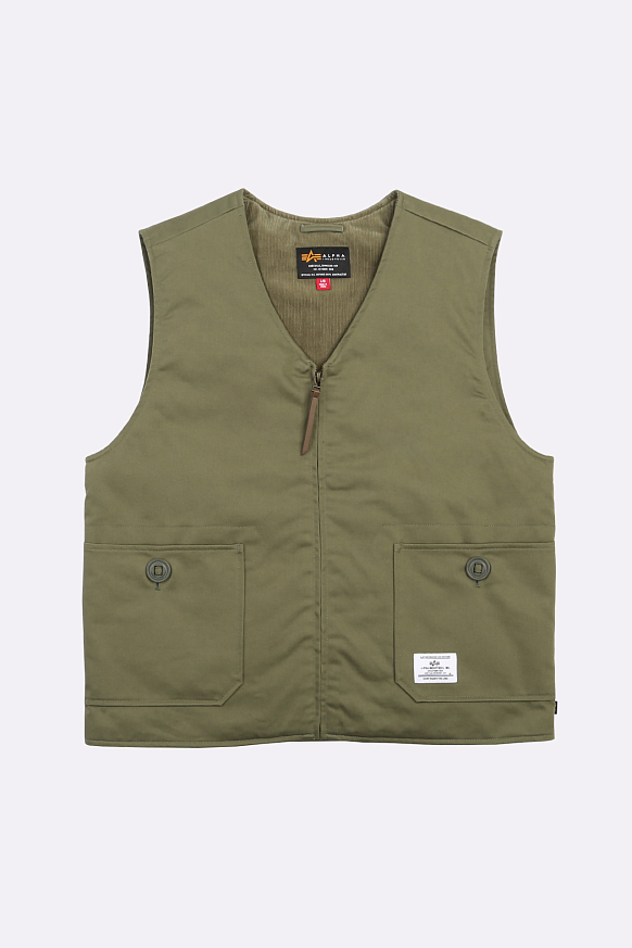 Мужской жилет Alpha Industries Deck Vest (MJD53500C1-green)