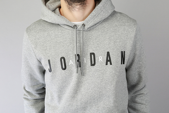 Мужская толстовка Jordan Sportswear Flight Fleece Air Hoodie (AH4509-063) - фото 3 картинки