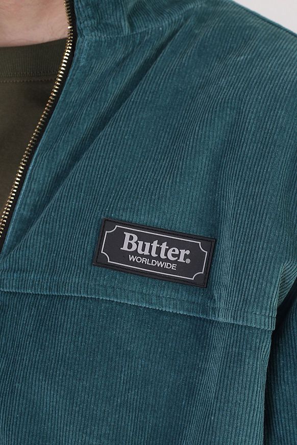 Мужская куртка Butter Goods Lodge Cord Reversible Jacket (Lodge-teal/sand) - фото 3 картинки