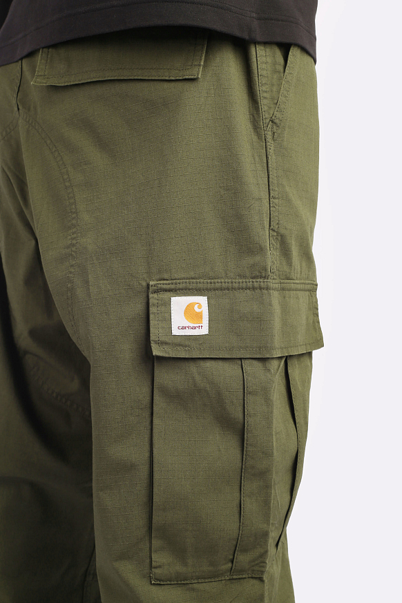 Мужские брюки Carhartt WIP Regular Cargo Pant (I032467-cypress) - фото 6 картинки