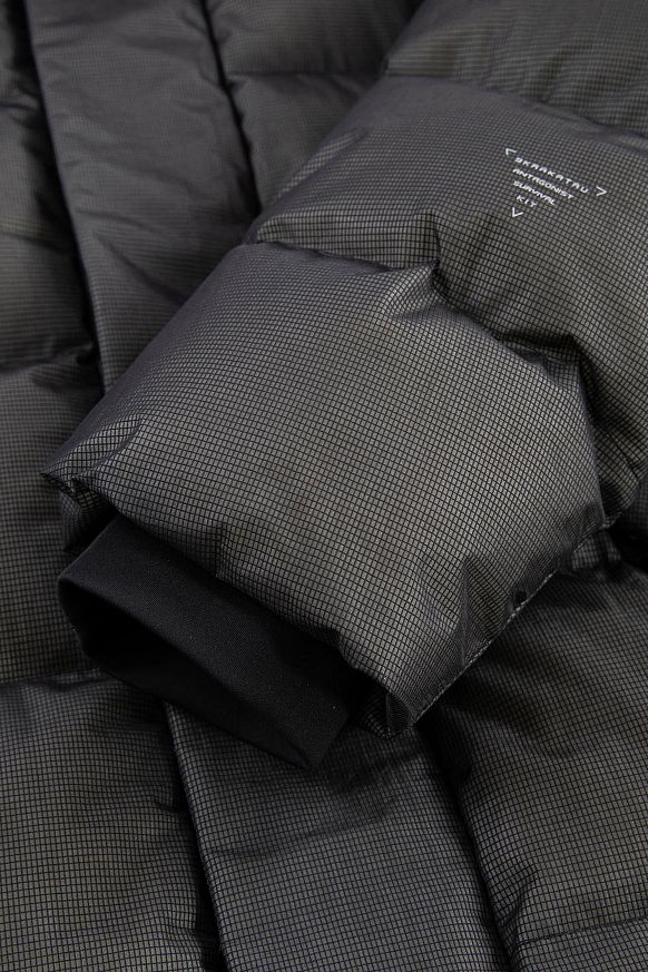 Мужская куртка KRAKATAU Strofo Long Down Jacket (Qm565-19-strofo-черн) - фото 3 картинки