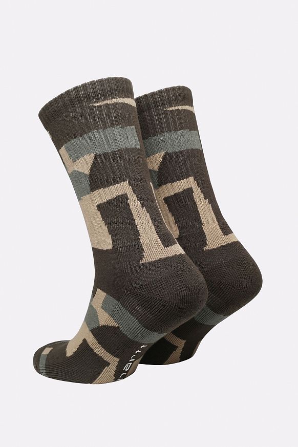 Носки Carhartt WIP Mend Camo Socks (I029947-camo mend) - фото 2 картинки