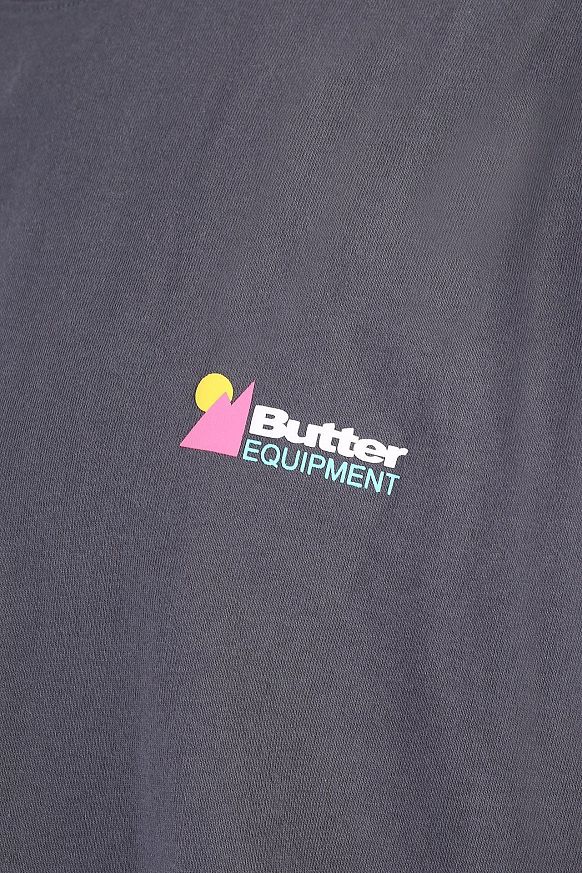 Мужская футболка Butter Goods Equipment Tee (EQUIPMENT-charcoal) - фото 2 картинки