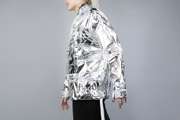 Женская куртка Nike Metallic Women's Jacket (914210-100) - фото 4 картинки